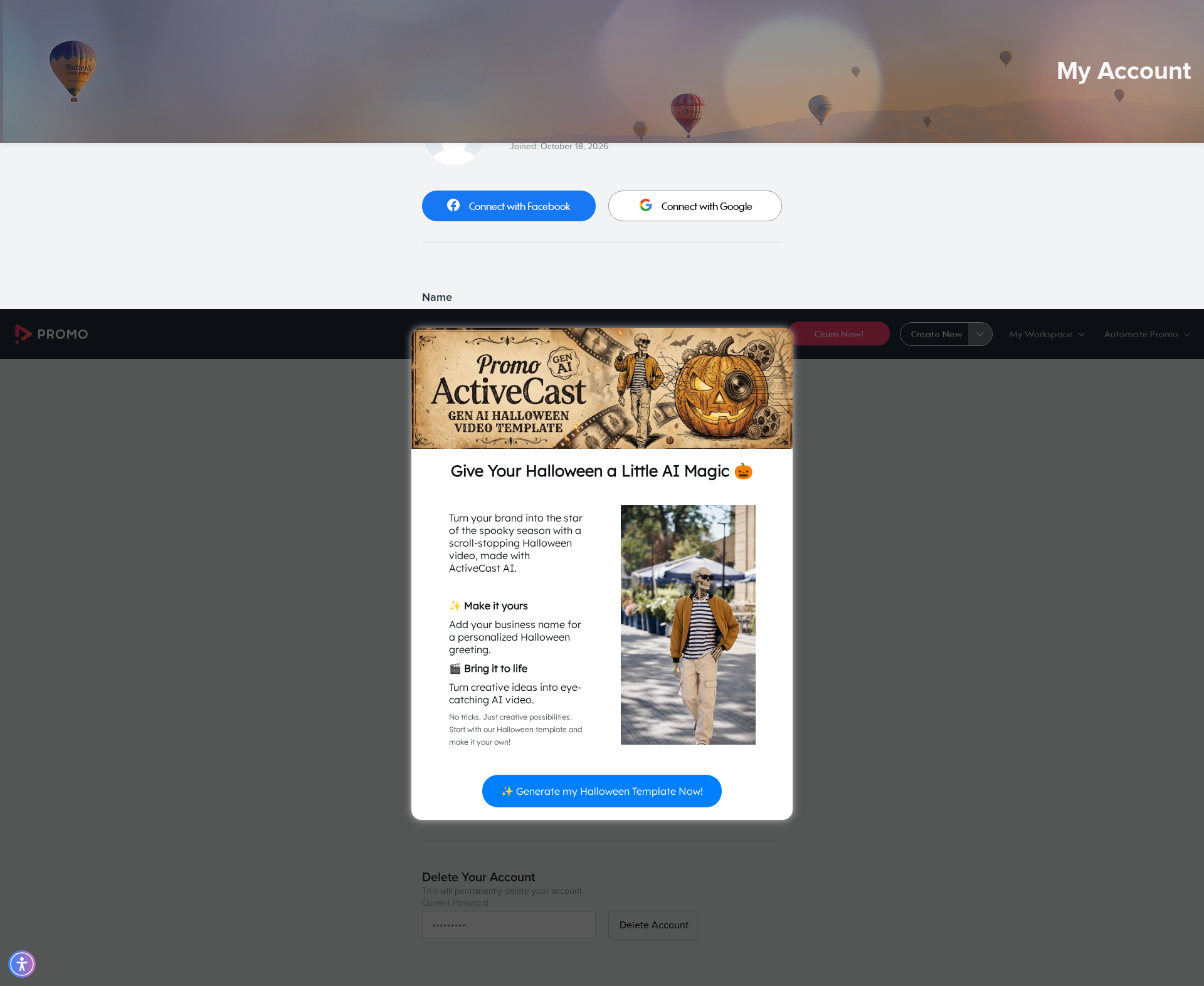 Test failure screenshot